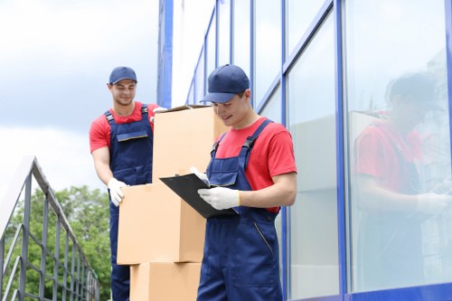 Low-carbon removals van transporting sorted goods responsibly