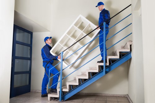 Commercial moving team planning a business relocation in Cannhall