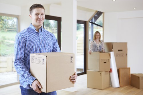 Local Cannhall office relocation team managing commercial furniture and equipment