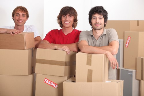Furniture and household items loaded for house removals in Cannhall