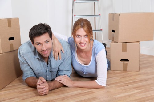 Removal team preparing a local move in Cannhall