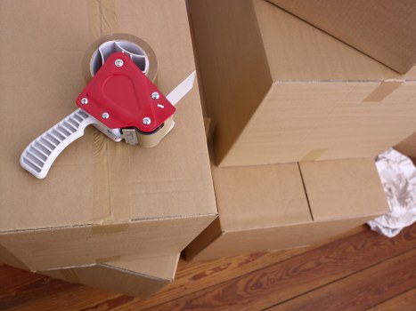Loading business items for a local commercial removals job in Cannhall